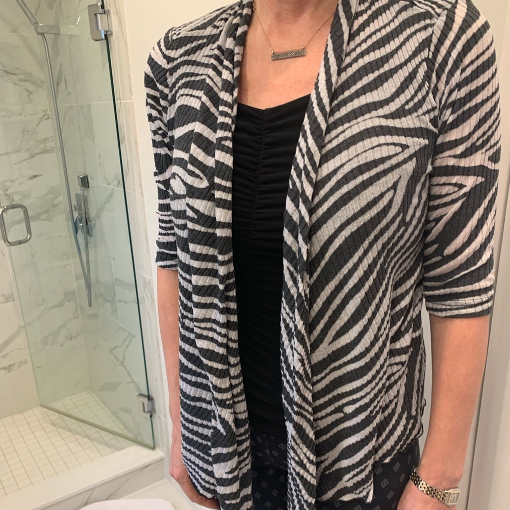 Hard Tail animal print top